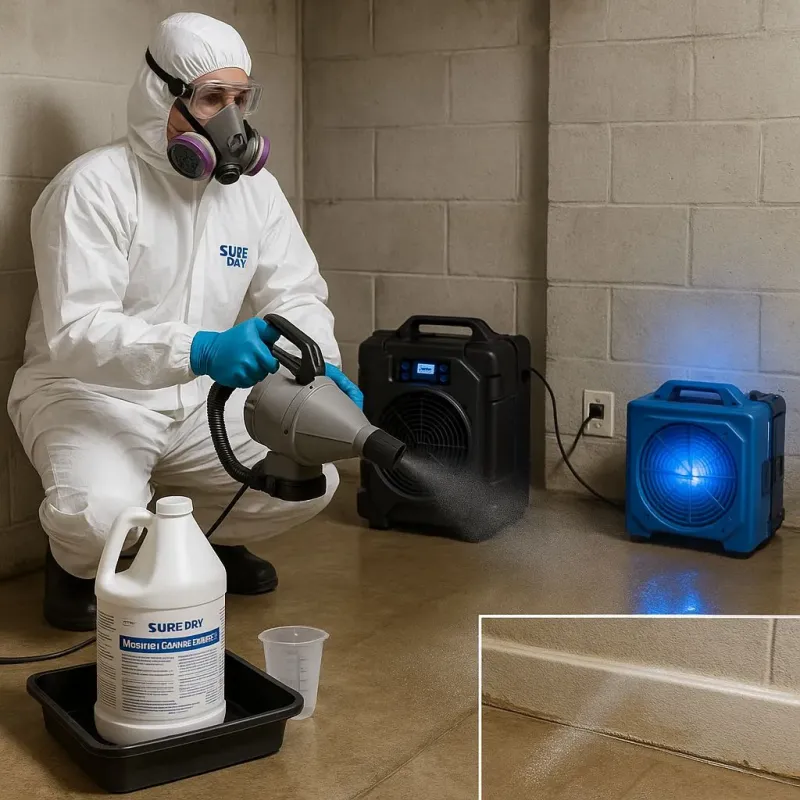 Sanitization and Odor Removal process in Beaver Falls, PA