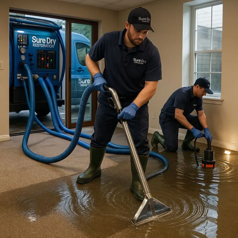 Water Extraction and Removal process in Beaver Falls, PA